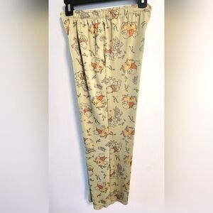 Boxed Lunch Exclusive Winnie Pooh Piglet Disney Sleep Lounge Pjama Pant Green SX